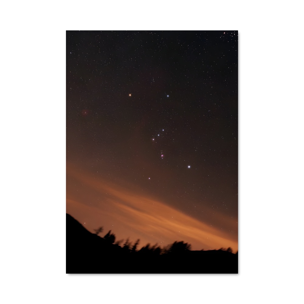 Poster Ceinture d'Orion – affiche Constellations